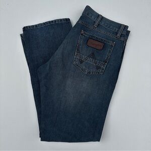 Wrangler Retro Slim Straight Men's Blue Jeans 34x32